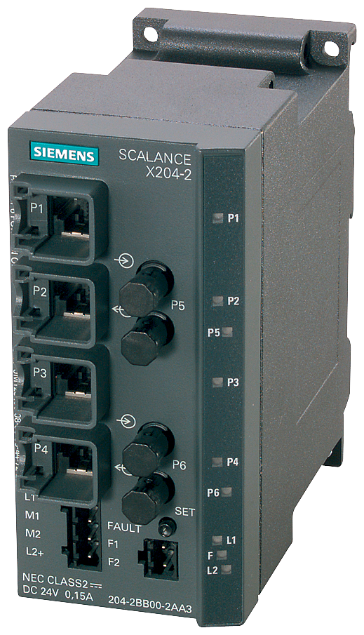 SIEMENS SWITCH SCALANCE 4xRJ45 10/100 Mbit/s ADMINISTRABLE X204-2