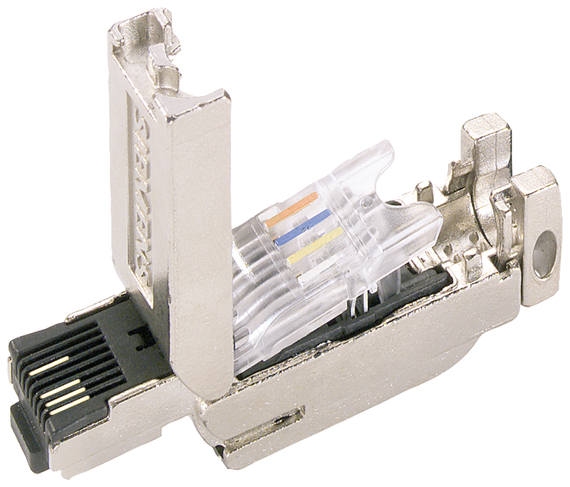 SIEMENS SIPLUS CONECTOR RJ45 2X2 180GRADOS -40 A +70C