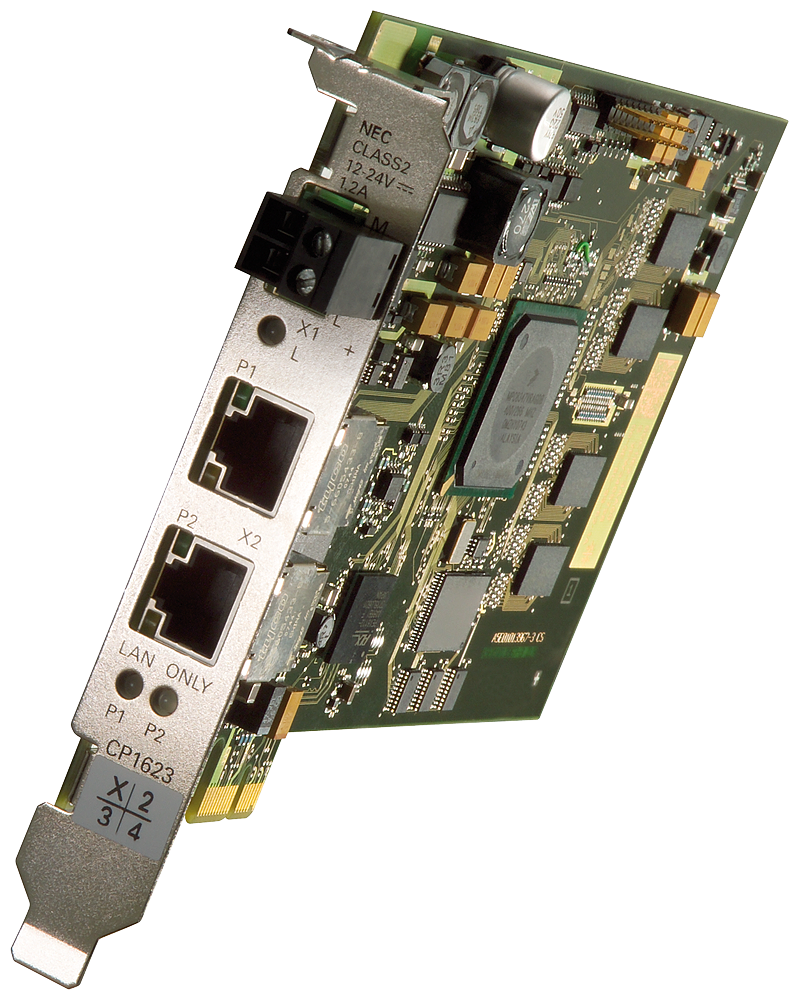 SIEMENS SIMATIC COMM PROC. CP1623 PCI EXPRESS IND. ETHERNET W-2PORT RJ45