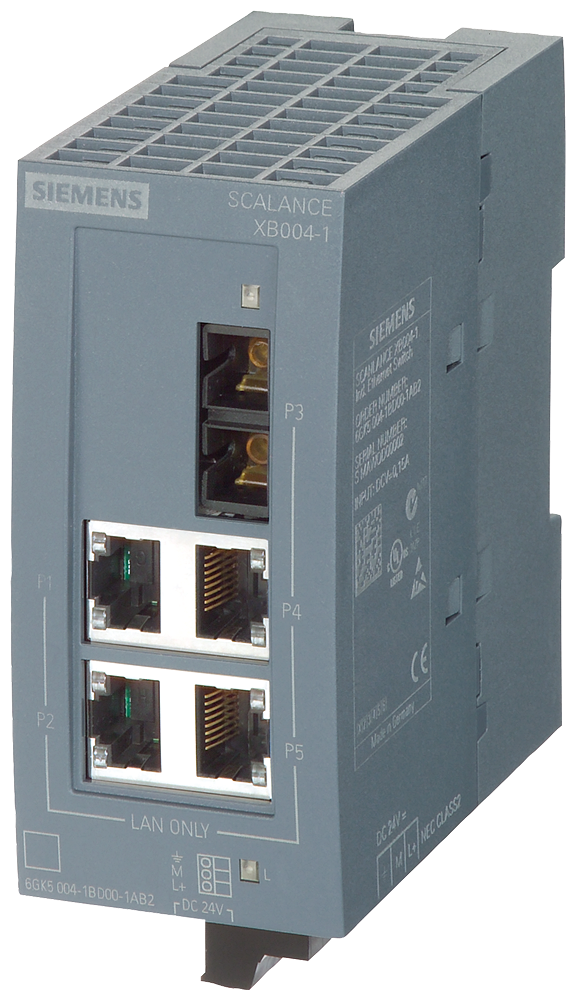 SIEMENS SWITCH SCALANCE 4xRJ45 1xFO 10/100 Mbit/s XB004-1LD