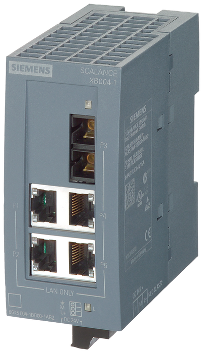 SIEMENS SWITCH SCALANCE 4xRJ45 1xFO 10/100 Mbit/s XB004-1LD