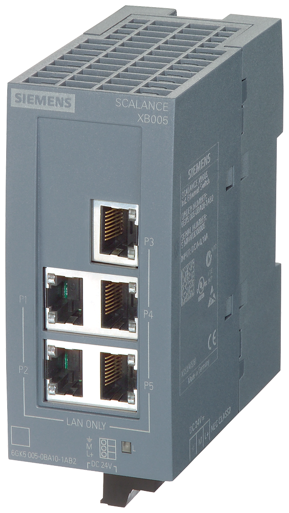 SIEMENS SWITCH SCALANCE 5XRJ45 10/100/1000 Mbit/s XB005G