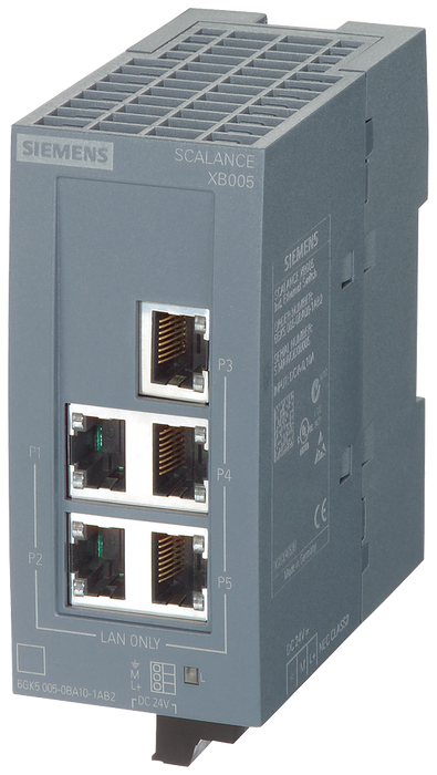 SIEMENS SWITCH SCALANCE 5XRJ45 10/100/1000 Mbit/s XB005G