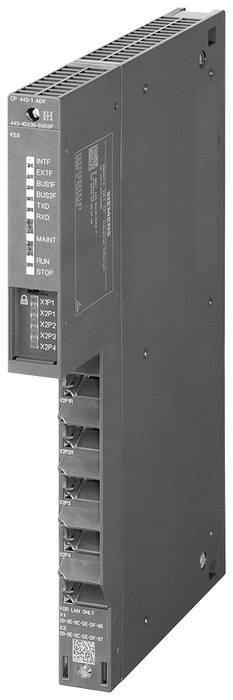 SIEMENS SIMATIC CP443-1 ADVANCED 4XRJ45 PROFINET IO CONTROLLER