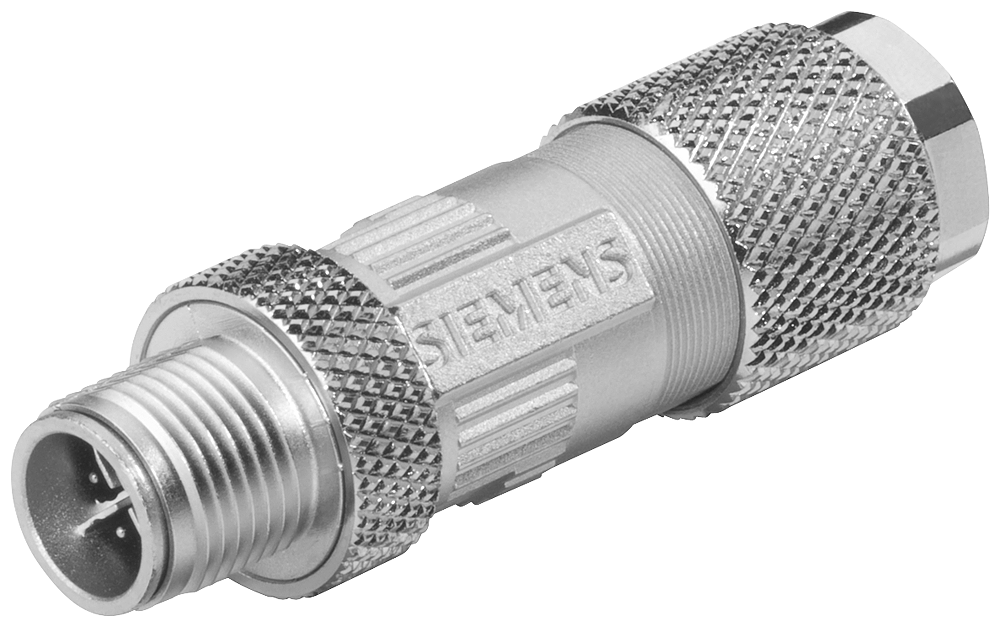 SIEMENS SIMATIC M12 PLUG PRO 4X2 CONECTOR C-CAJA DE METAL