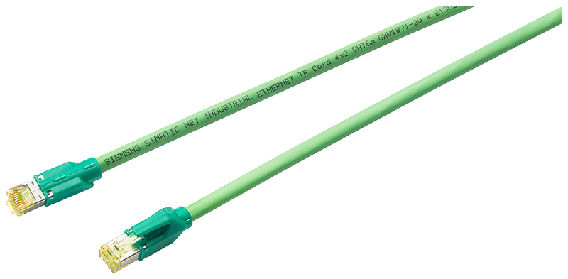 SIEMENS SIMATIC NET IND ETHERNET TP CORD RJ45/RJ45 CAT 6A 3 MTS