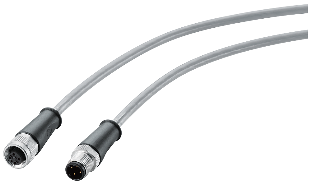 SIEMENS SIMATIC POWER CONNECTING CABLE M12-80/M12 M-H 4P 1MTS