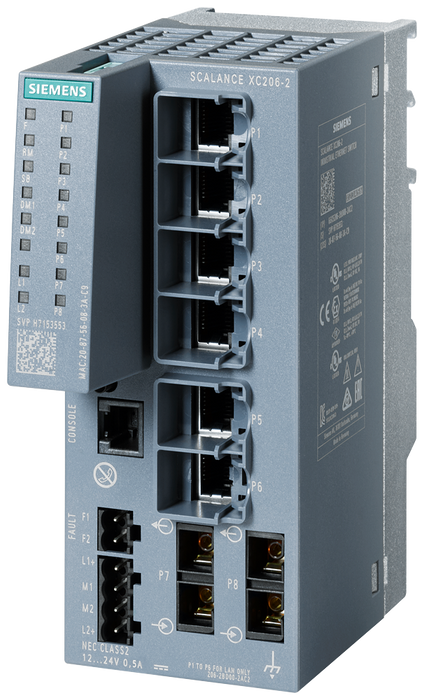 SIEMENS SCALANCE XC206-2 SKU: 6GK5206-2BD00-2AC2