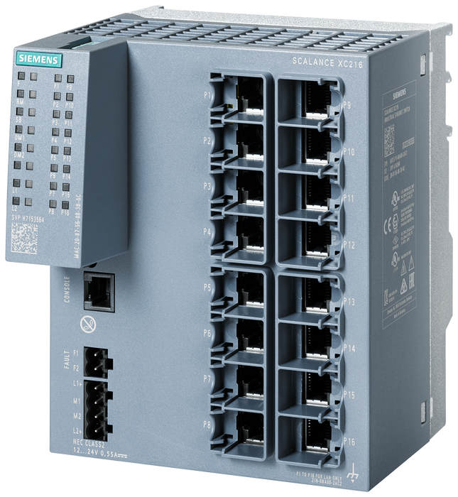 SIEMENS SCALANCE XC216 SKU: 6GK5216-0BA00-2AC2