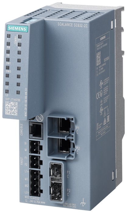 SIEMENS SCALANCE SC632-2C DISP SEG IND FIREWALL