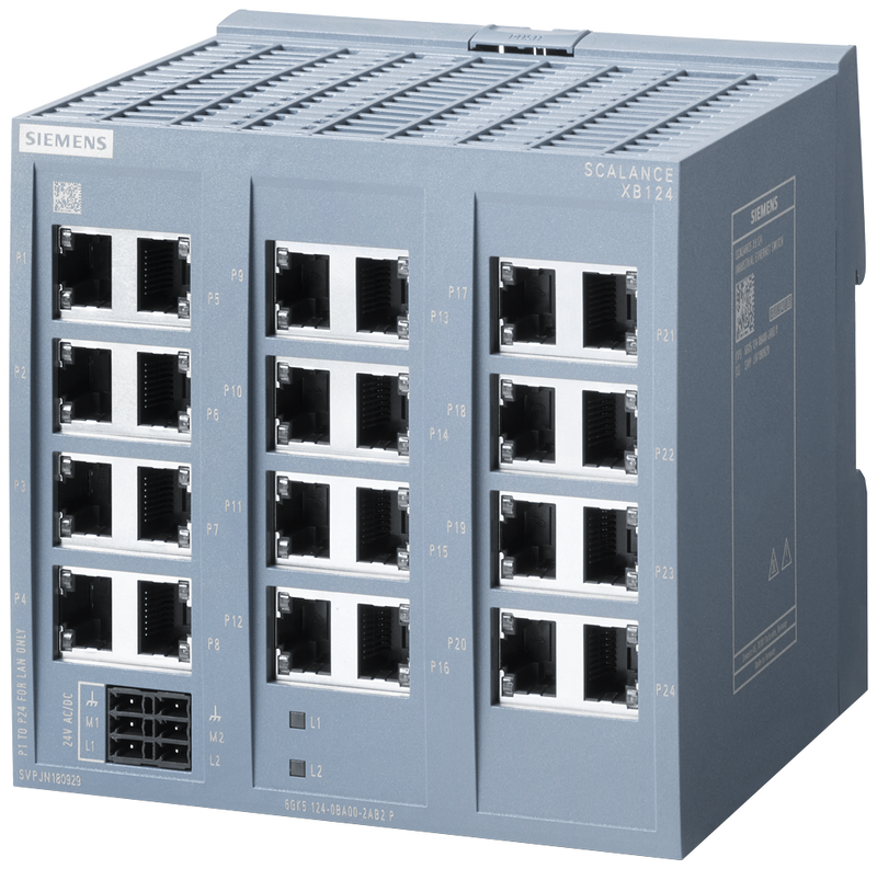 SIEMENS SWITCH SCALANCE 24XRJ45 10/100Mbits/s XB124