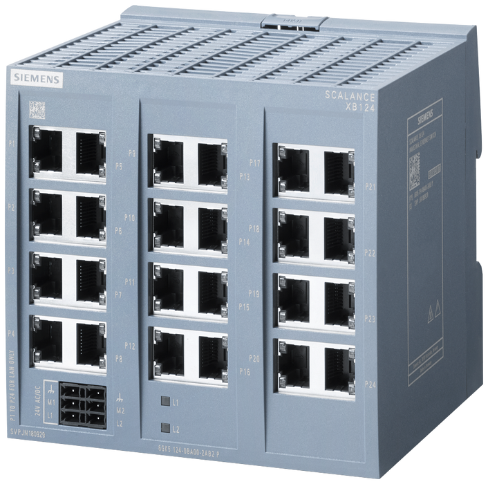 SIEMENS SWITCH SCALANCE 24XRJ45 10/100Mbits/s XB124