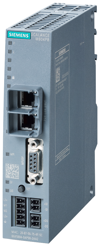 SIEMENS SCALANCE M804PB PROFIBUS/MPI ETHERNET VPN SINEMA RC