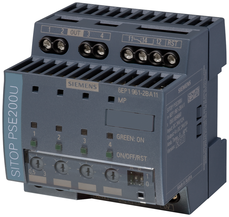 SIEMENS SIMATIC SITOP PSE200U 3 A MODULO DE SELECT. DE 4 CANALES