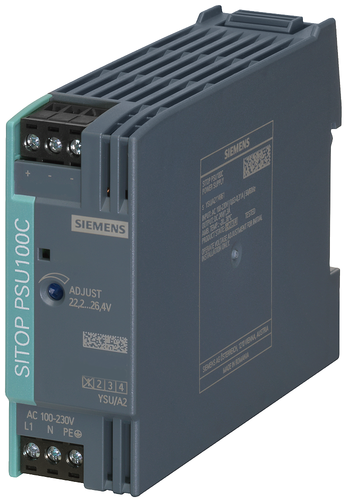 SIEMENS FUENTE PSU100C SITOP 1F 100-230VAC SAL 12VDC 2A