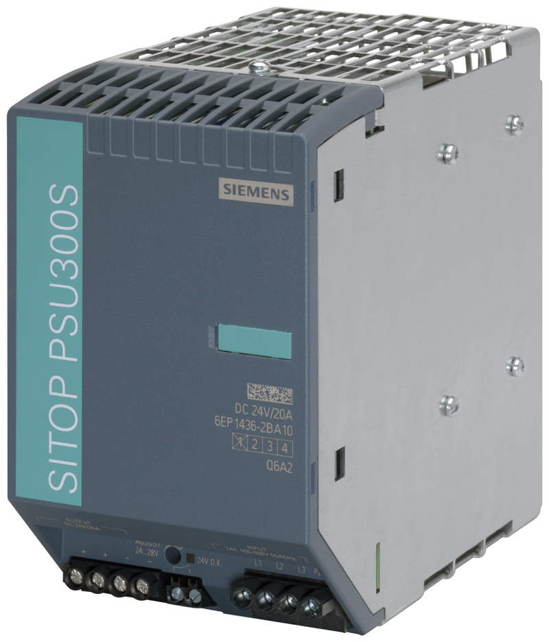 SIEMENS SIPLUS PS PSU300S 20A -40.+70 °C ENTRADA 400-500 V3AC 24V