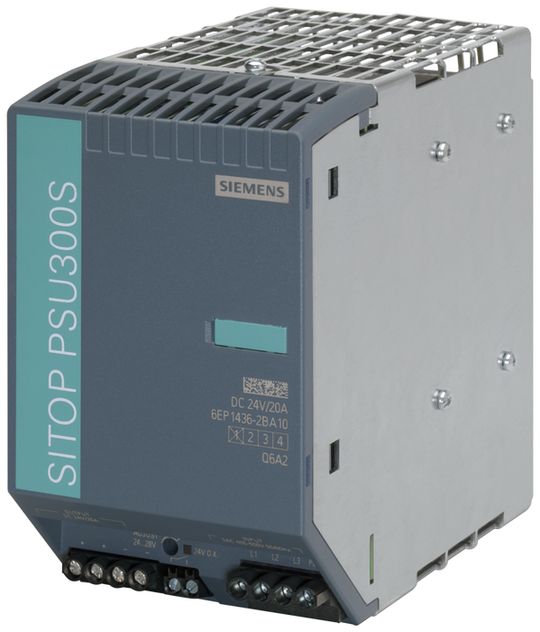 SIEMENS SIPLUS PS PSU300S 20A -40.+70 °C ENTRADA 400-500 V3AC 24V