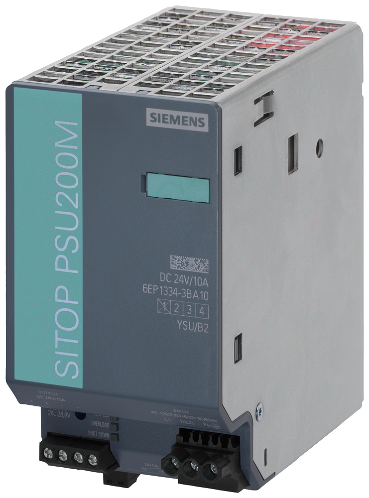 SIEMENS SIMATIC SITOP MODULAR PLUS 10 STABILIZED POWER 120-500VAC 24VDC 10A