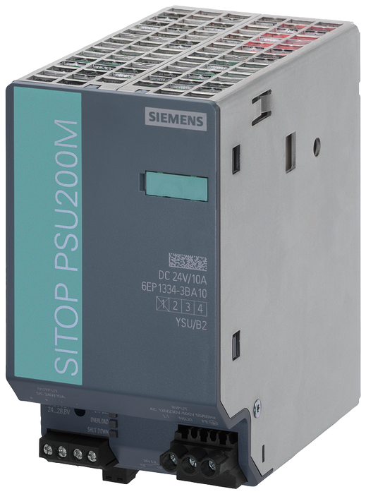 SIEMENS SIMATIC SITOP MODULAR PLUS 10 STABILIZED POWER 120-500VAC 24VDC 10A