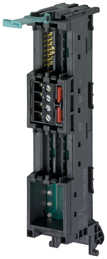 SIEMENS SIMATIC FRONT CONNECTOR MODULE WITH 1X16 POLE IDC CONNECTOR FOR DIGITAL 2 A OUTPUT MODULES OF THE S7-1500 POTENTIAL SUPPLY OVER SCREW TERMINAL