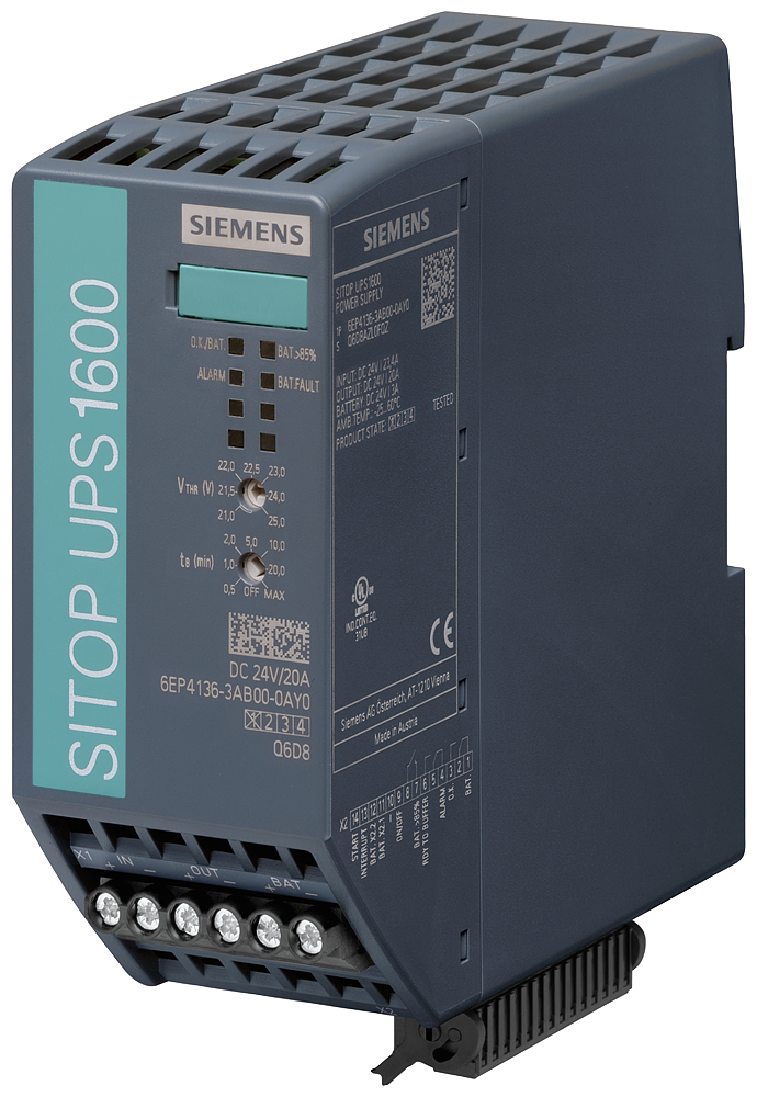 SIEMENS UPS SITOP UPS1600 24VDC 25A SAL 24VDC 20A