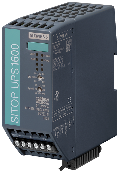 SIEMENS UPS SITOP UPS1600 24VDC 25A SAL 24VDC 20A