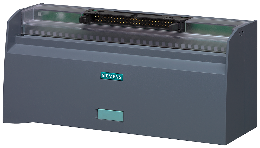 SIEMENS SIMATIC CONNECTION MODULE TPA 3-TIER FOR ANALOG MODULES OF THE SIMATIC S7-1500 TYPE: SCREW TERMINAL WITHOUT LED VPE=1 UNIT 50 POLE IDC CONNECTOR FOR CABLE