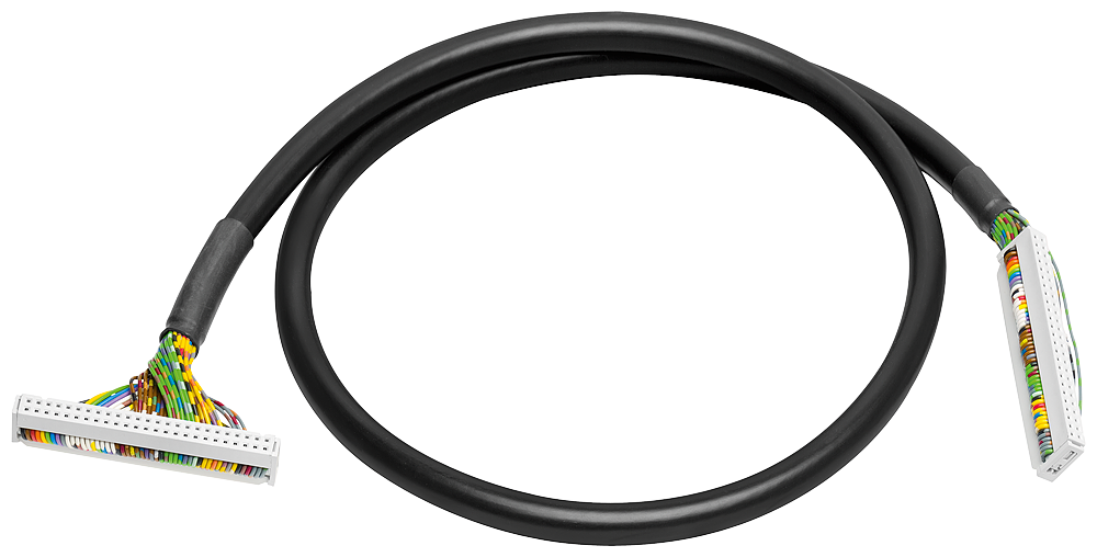SIEMENS SIMATIC CONNECTING CABLE UNSHIELDED FOR SIMATIC S7-1500 BETWEEN FRONT CONNECTOR MODULE AND CONNECTION MODULE 50X0 14 MM2 WITH IDC CONNECTORS L = 0 5 M