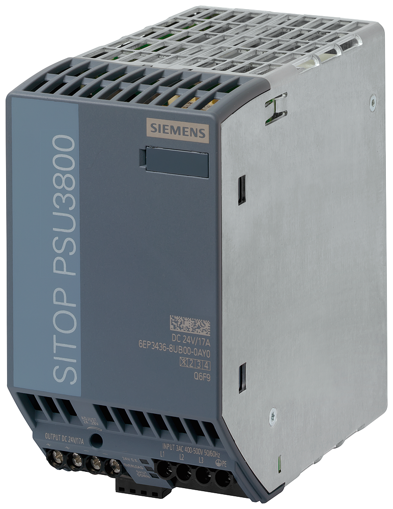 SIEMENS FUENTE SITOP PSU3800 3F 400-500VAC SAL 24VDC 17A