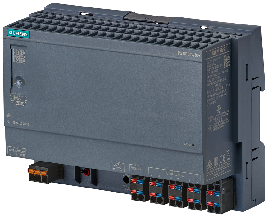 SIEMENS SIMATIC ET 200SP POWER SUPPLY 24V/10A