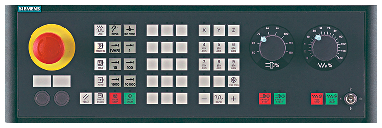 SINUMERIK PANEL MCP483 PROFINET 19" PARO DE EMERGENCIA