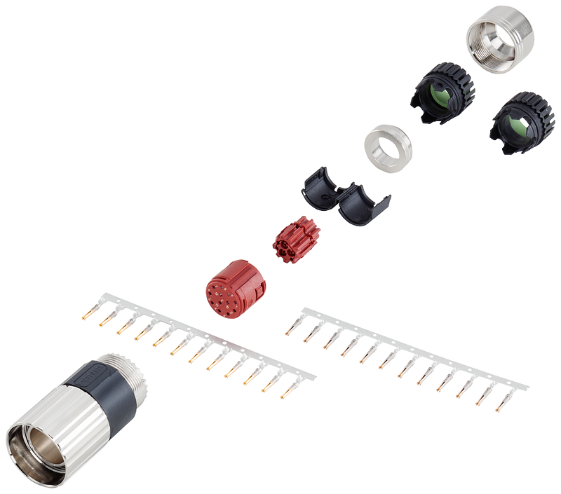 SIEMENS CONECTOR DE SEÑAL 12 POL.TUERCA 1HEMBRA 12 CONTACT.