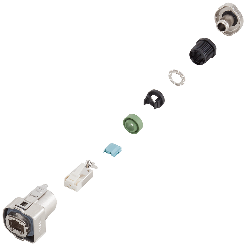 SIEMENS CONECTOR DE SENALES RJ45 IP67 METALICA