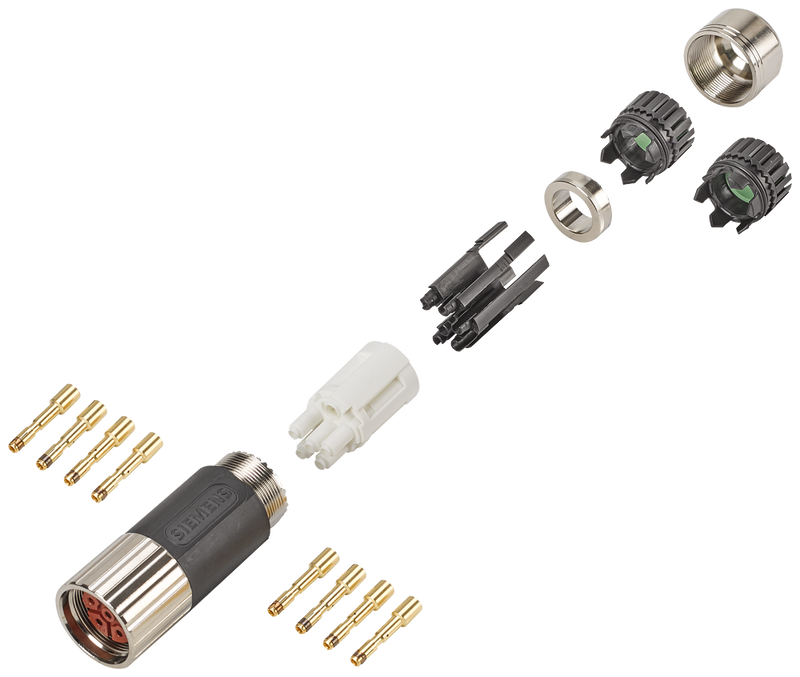 SIEMENS CONECTOR DE POTENCIA HEMBRA 6P 8 CONTACTOS