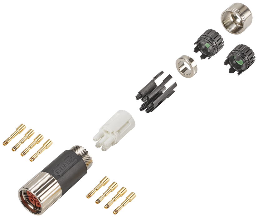 SIEMENS CONECTOR DE POTENCIA HEMBRA 6P 8 CONTACTOS