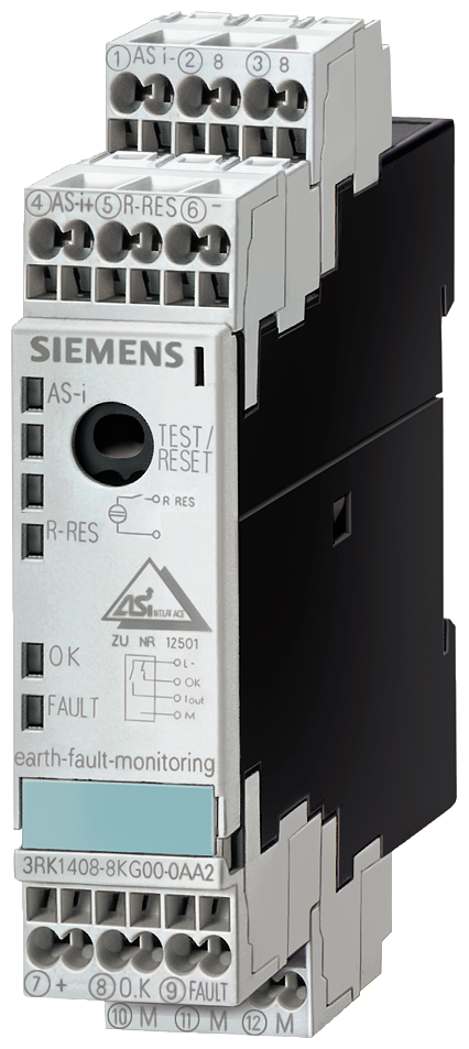 SIEMENS AS INTERFACE SLIM LINE MODULE S22.5 2DO RELE