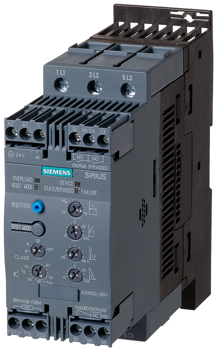 SIEMENS ARRANCADOR ELEC 20/40HP 230/460V 35-72A CTRL 24VUC TERMIS