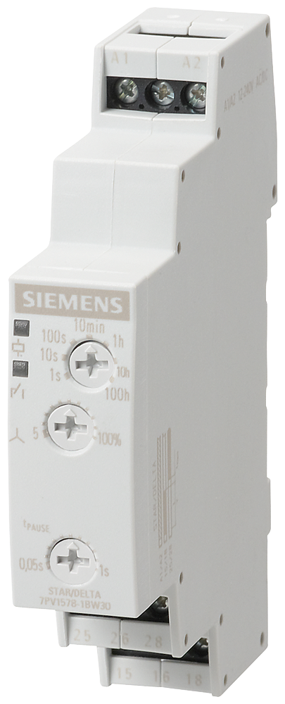SIEMENS TIMER ESTRELLA DELTA 12-240V AC/DC