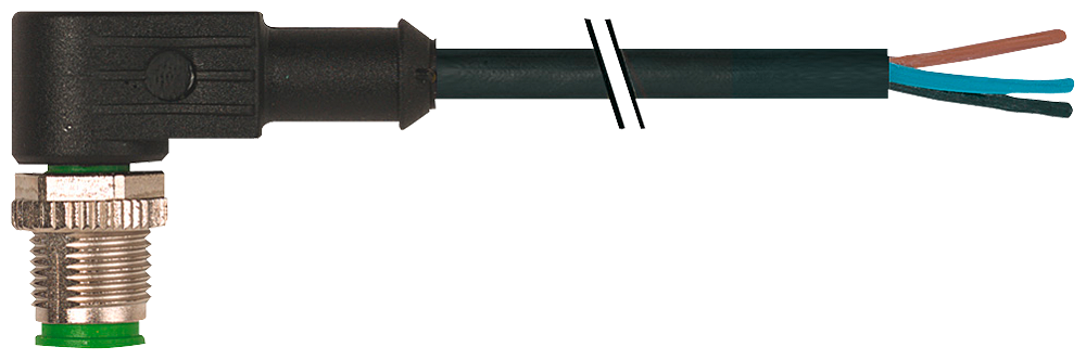 SIEMENS CONECTOR M12 5P ACODADO 1.5MTS PUR NEGRO