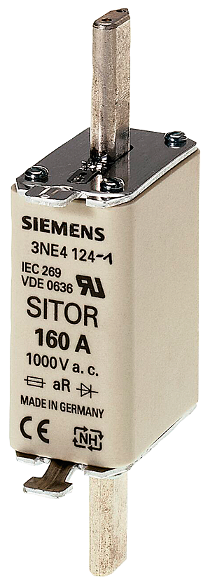 SIEMENS FUSIBLE SITOR NH (ULTRA RAPIDO) TAM 0 80A
