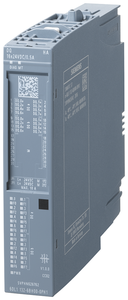 SIEMENS SIMATIC ET200SP HA MOD SAL DIG 16DQ X 24VDC 0.5A CC02