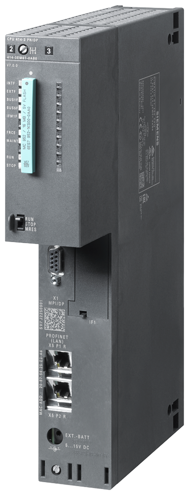 SIEMENS SIMATIC S7-400 CPU 414-3 PN/DP 1MPI/DP 5-PROF/ETHER 1IF 4MB