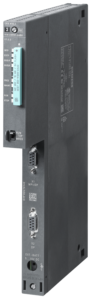 SIEMENS SIMATIC S7-400 CPU 416-2 1MPI/DP 2PROF 8MB