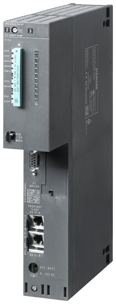SIEMENS SIMATIC S7-400 CPU 416-3 PN/DP MEMORIA 16MB