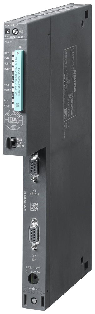 SIEMENS SIMATIC S7-400 CPU 416F-2 1MPI/DP 2PROF/DP 8MB