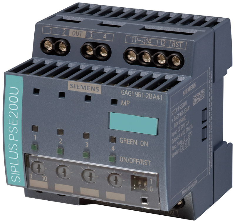 SIEMENS SIPLUS PS PSE200U 10A MODULO SELECTIVITY 4 CANALES 24VDC