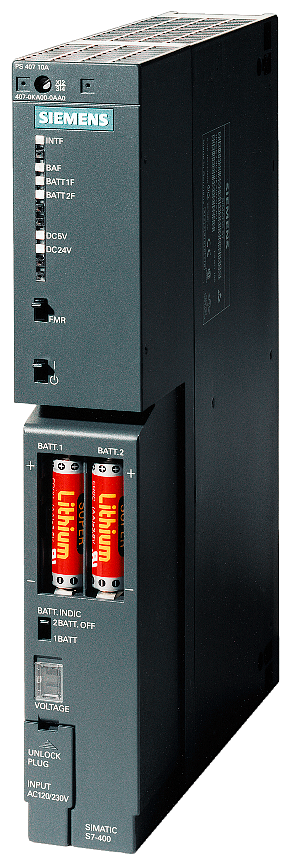 SIEMENS SIMATIC S7-400 POWER SUPPLY 20 AMPS RANGO AMPLIO 1