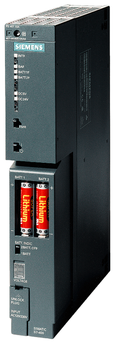 SIEMENS SIMATIC S7-400 POWER SUPPLY 20 AMPS RANGO AMPLIO 1