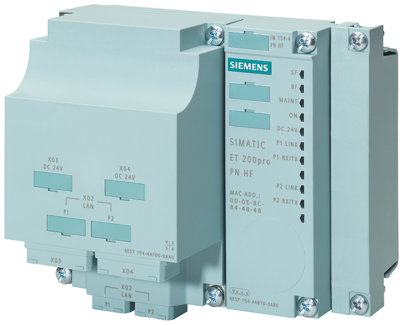 SIEMENS DP CONNECTION MODULE FOR PROFINET INTERFACE MODULE ET 200 PRO CONNECTION 2XRJ45 2X PUSH-PULL PLUG-IN CONNECTORS FOR PROFINET PN