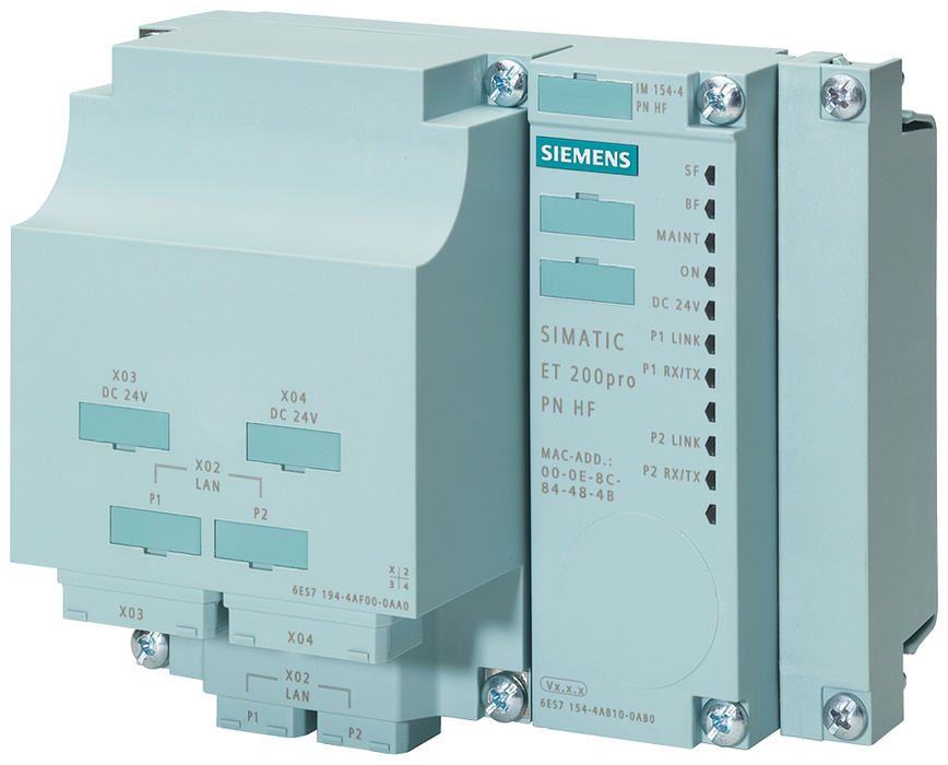 SIEMENS DP CONNECTION MODULE FOR PROFINET INTERFACE MODULE ET 200 PRO CONNECTION 2XRJ45 2X PUSH-PULL PLUG-IN CONNECTORS FOR PROFINET PN